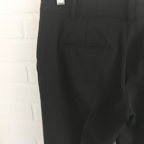 Club Monaco Women’s Trousers Ankle Pants Darted Pockets Tropical Wool Black 00 - Picture 10 of 13